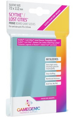 Gamegenic Sleeves: Prime Scythe/Lost Cities 72x112mm (60)