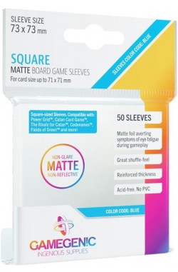 Gamegenic Sleeves: Matte Square 73x73mm (50)