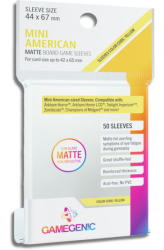 Gamegenic Sleeves: Matte Mini American 44x67mm (50)