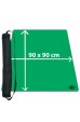 Blackfire Ultrafine Playmat - groen 90x90cm - met draagtas