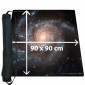 Blackfire Ultrafine Playmat - Space 90x90cm - met draagtas