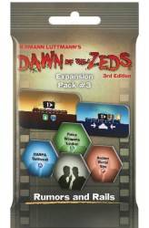 Dawn of the Zeds (Third edition): Expansion Pack 3 – Rumors and Rails Dawn of the Zeds (Third edition): Expansion Pack 3 – Rumors and Rails