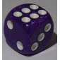 Dobbelsteen 12mm Marbled Paars D6