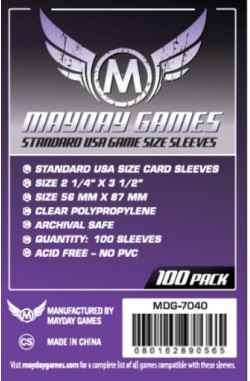 Mayday Standard American Sleeves (56x87mm) - 100 stuks