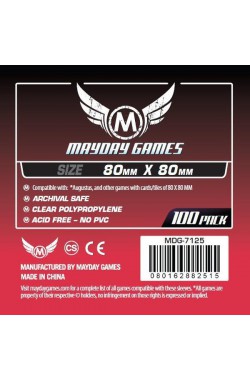 Mayday Square Sleeves (80x80mm) - 100 stuks Mayday Square Sleeves (80x80mm) - 100 stuks