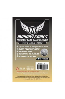 Mayday Sleeves Premium (61x103mm) - 50 stuks