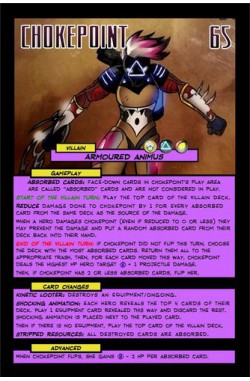 Sentinels of the Multiverse: Chokepoint Villain Character Sentinels of the Multiverse: Chokepoint Villain Character