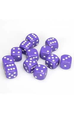 Chessex Dobbelsteen 16mm Opaak Paars