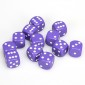 Chessex Dobbelsteen 16mm Opaak Paars