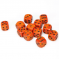 Chessex Dobbelsteen 16mm Speckled Fire