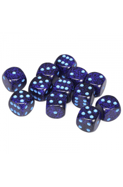 Chessex Dobbelsteen 16mm Speckled Cobalt with Blue