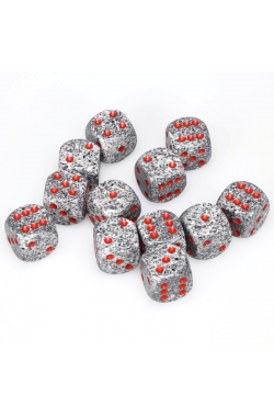 Chessex Dobbelsteen 16mm Speckled Granite