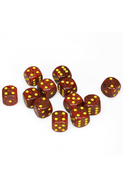 Chessex Dobbelsteen 16mm Speckled Mercury