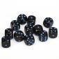 Chessex Dobbelsteen 16mm Speckled Blue Stars
