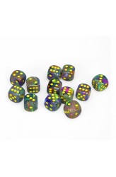 Chessex Dobbelsteen 16mm Festive Rio Chessex Dobbelsteen 16mm Festive Rio