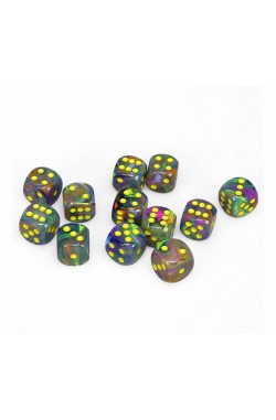 Chessex Dobbelsteen 16mm Festive Rio