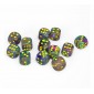 Chessex Dobbelsteen 16mm Festive Rio