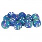 Chessex Dobbelsteen 16mm Festive Waterlily