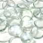Chessex Glass Gaming Stones - Crystal Clear