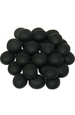 Chessex Glass Gaming Stones - Frosted Black