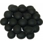 Chessex Glass Gaming Stones - Frosted Black