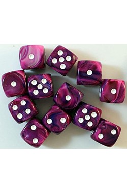 Chessex Dobbelsteen 16mm Festive Violet