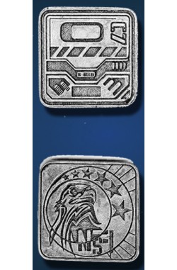 Legendary Coins: Sci Fi (Zilver)