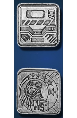 Legendary Coins: Sci Fi (Zilver) Legendary Coins: Sci Fi (Zilver)