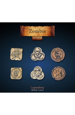 Legendary Coins: Zombie (Zilver)