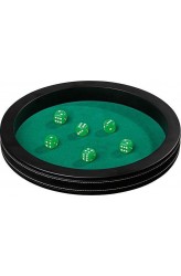Dobbelbak synthetisch lederen rand (40cm) Dobbelbak synthetisch lederen rand (40cm)