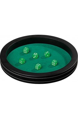 Dobbelbak synthetisch lederen rand (40cm)