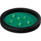 Dobbelbak synthetisch lederen rand (40cm)
