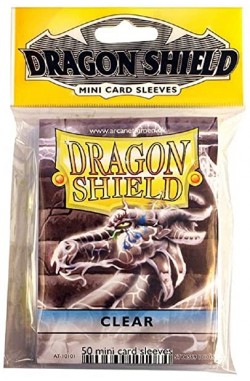 Dragon Shield Mini Clear Sleeves - 59x86mm