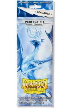 Dragon Shield Sleeves Perfect Fit Clear Sealable - 63x88mm