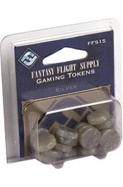 Fantasy Flight Gaming Tokens - Silver Fantasy Flight Gaming Tokens - Silver