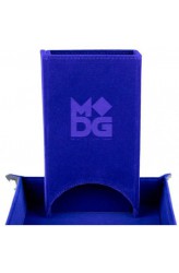Fold Up Velvet Dice Tower - Blauw Fold Up Velvet Dice Tower - Blauw
