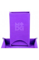Fold Up Velvet Dice Tower - Paars