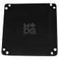 Folding Dice Tray 10x10 Leder en Fluweel - Zwart