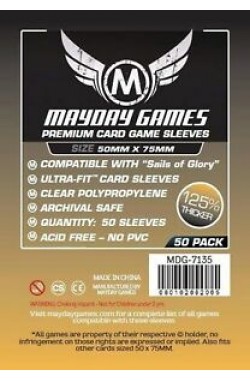 Mayday Sleeves Premium (50x75mm) - 50 stuks