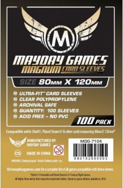 Mayday Magnum Sleeves (80x120mm) - 100 stuks