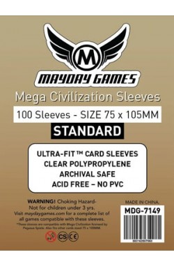 Mayday Mega Civilization Sleeves (75x105mm) - 100 stuks