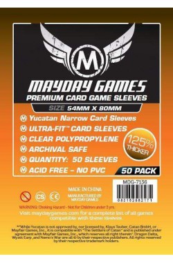 Mayday Yucatan Sleeves Premium (54x80mm) - 50 stuks