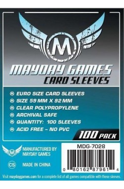 Mayday Standard European Sleeves (59x92mm) - 100 stuks