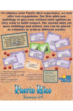 Puerto Rico: Expansions 1 and 2 – The New Buildings and The Nobles Puerto Rico: Expansions 1 and 2 – The New Buildings and The Nobles