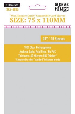 Sleeve Kings Warhammer Quest Sleeves (75x110mm) - 110 stuks
