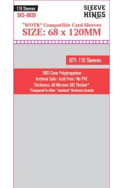 Sleeve Kings WOTR Card Sleeves (68x120mm) - 110 stuks