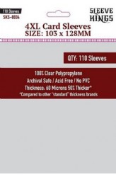 Sleeve Kings 4XL Card Sleeves (103x128mm) - 110 stuks