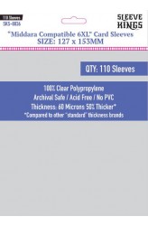 Sleeve Kings Middara Compatible 6XL Card Sleeves (127x153mm) - 110 stuks