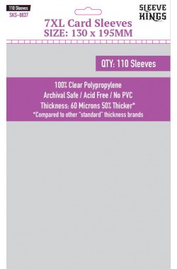 Sleeve Kings 7XL Card Sleeves (130x195mm) - 110 stuks