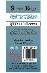 Sleeve Kings Space Base Compatible Card Sleeves (40x89mm) - 110 stuks